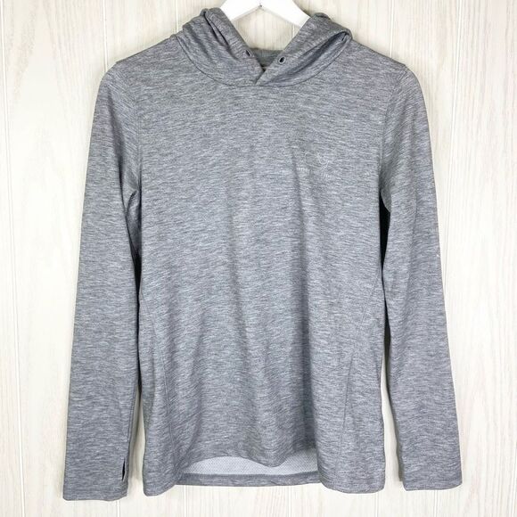 Vineyard Vines Women's Gray Long sleeve Whale Performance Hoodie Small - Picture 1 of 8
